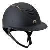 One K MIPS CCS Avance Wide Brim Helmet - Black Matte Rose Gold -Equestrian Equipment 457520 800 800