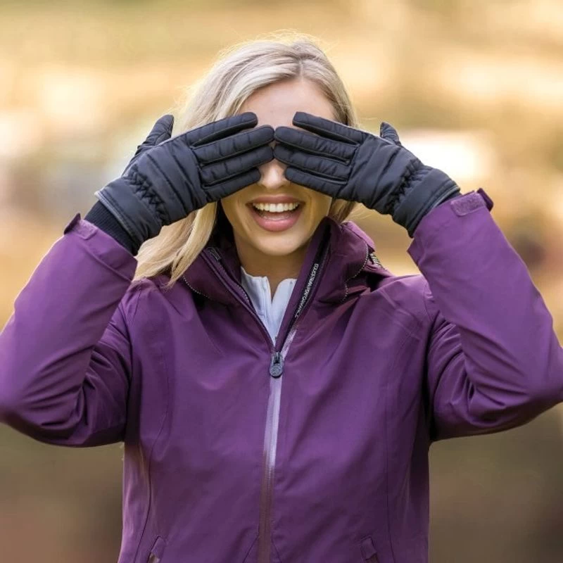 Ovation Women's Elegant Rider Winter Gloves - Black 4 Ovation Women's Elegant Rider Winter Gloves - Black - Image 2