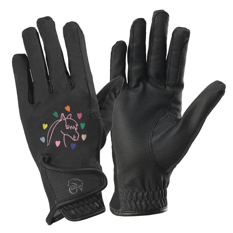 Ovation Kids' PerformerZ Gloves - Horse And Heart 3 Ovation Kids' PerformerZ Gloves - Horse And Heart