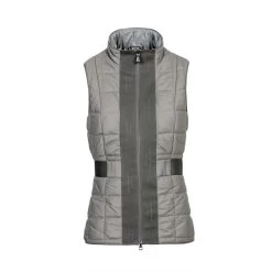 Alessandro Albanese Women's Insula Quilted Vest - Grey