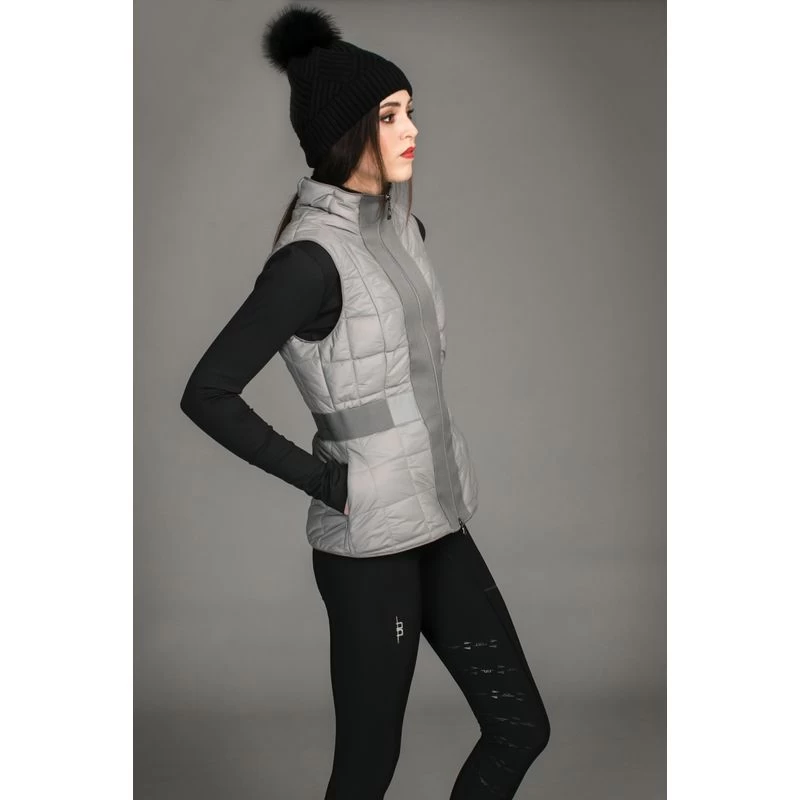 Alessandro Albanese Women's Insula Quilted Vest - Grey 5 Alessandro Albanese Women's Insula Quilted Vest - Grey - Image 3