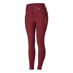 B Vertigo Women's Dianne Thermo Full Seat Breeches - Syrah Dark Red -Equestrian Equipment 476028 800 800