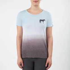 Irideon Women's Dip Dye Equestrian Swing Tee - Energy Blue 8 Irideon Women's Dip Dye Equestrian Swing Tee - Energy Blue -Equestrian Equipment 481837 800 800