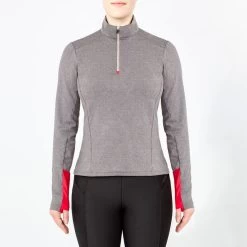 Irideon Women's Radiant Half Zip Top - Mist 8 Irideon Women's Radiant Half Zip Top - Mist -Equestrian Equipment 482651 800 800
