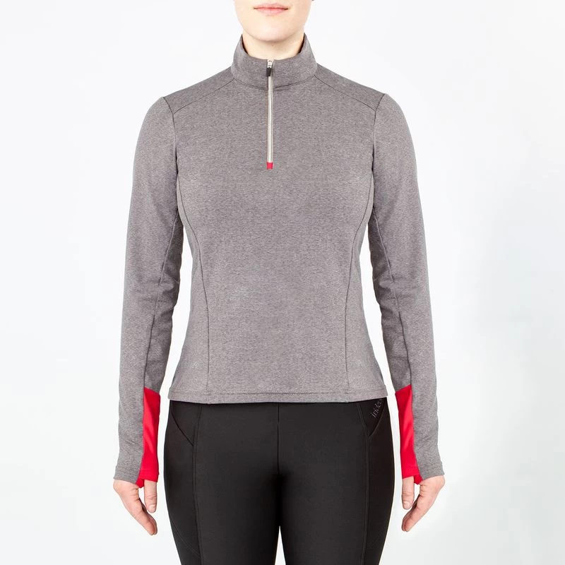 Irideon Women's Radiant Half Zip Top - Mist 5 Irideon Women's Radiant Half Zip Top - Mist - Image 3