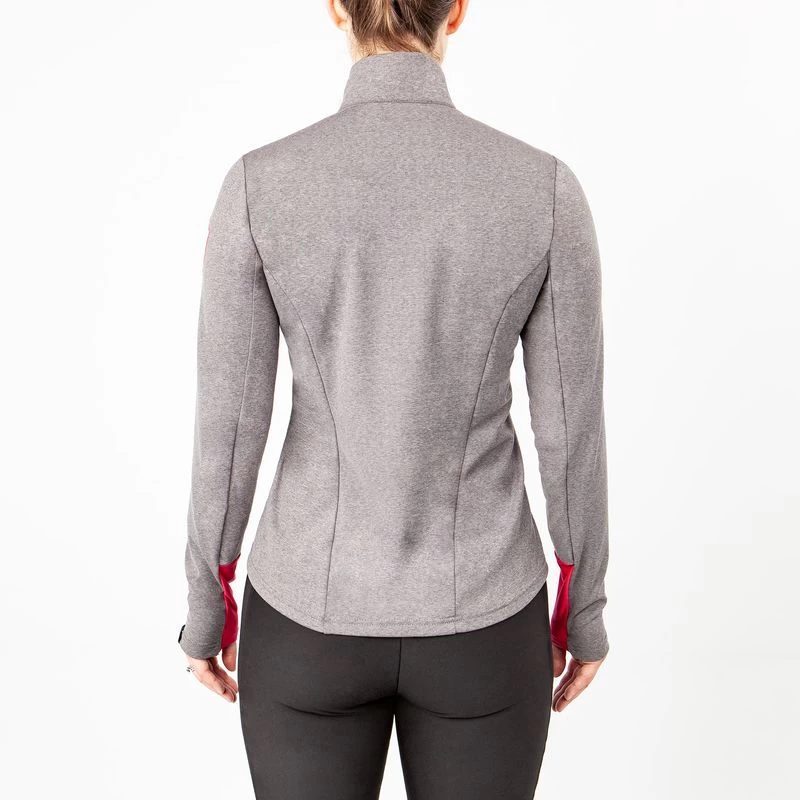 Irideon Women's Radiant Half Zip Top - Mist 6 Irideon Women's Radiant Half Zip Top - Mist - Image 4