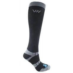 Woof Wear Long Bamboo Sock 2 Pairs - Black