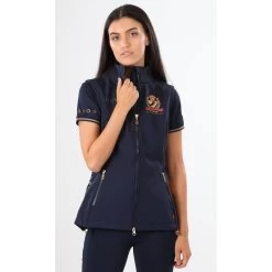Shires Aubrion Women's Team Softshell Vest - Navy -Equestrian Equipment 502098 800 800