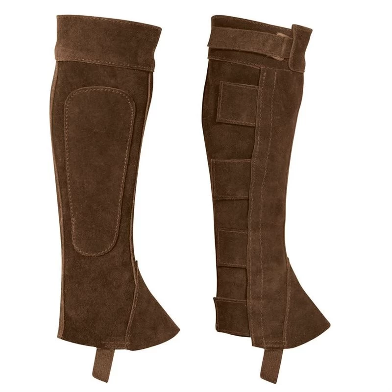 Perri's Suede Half Chaps - Brown 3 Perri's Suede Half Chaps - Brown