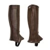 Perri's Kids' Professional Calfskin Zipper Half Chaps - Brown -Equestrian Equipment 502919 800 800