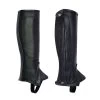 Perri's Professional Calfskin Zipper Half Chaps - Black -Equestrian Equipment 502955 800 800
