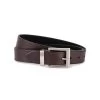 Perri's 2-in-1 Leather Suede Reversible Belt - Havana/Black