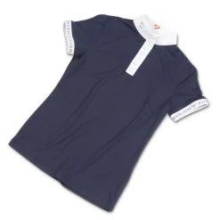 Shires Aubrion Kids' Chester Show Shirt - Navy