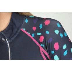 Shires Aubrion Women's Hyde Park Cross Country Shirt - Pink Spot -Equestrian Equipment 512815 800 800