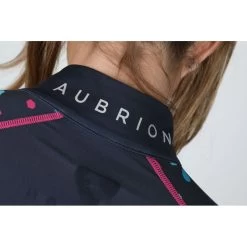 Shires Aubrion Women's Hyde Park Cross Country Shirt - Pink Spot -Equestrian Equipment 512816 800 800