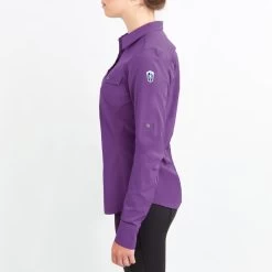 Irideon Women's Aspen Long Sleeve Trail Shirt - Purple Hibiscus 7 Irideon Women's Aspen Long Sleeve Trail Shirt - Purple Hibiscus -Equestrian Equipment 515611 800 800