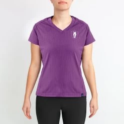 Irideon Women's Luna Icemesh Tee - Purple Hibiscus