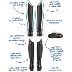 Tredstep Vasari Field Boot - Black -Equestrian Equipment 522607 800 800