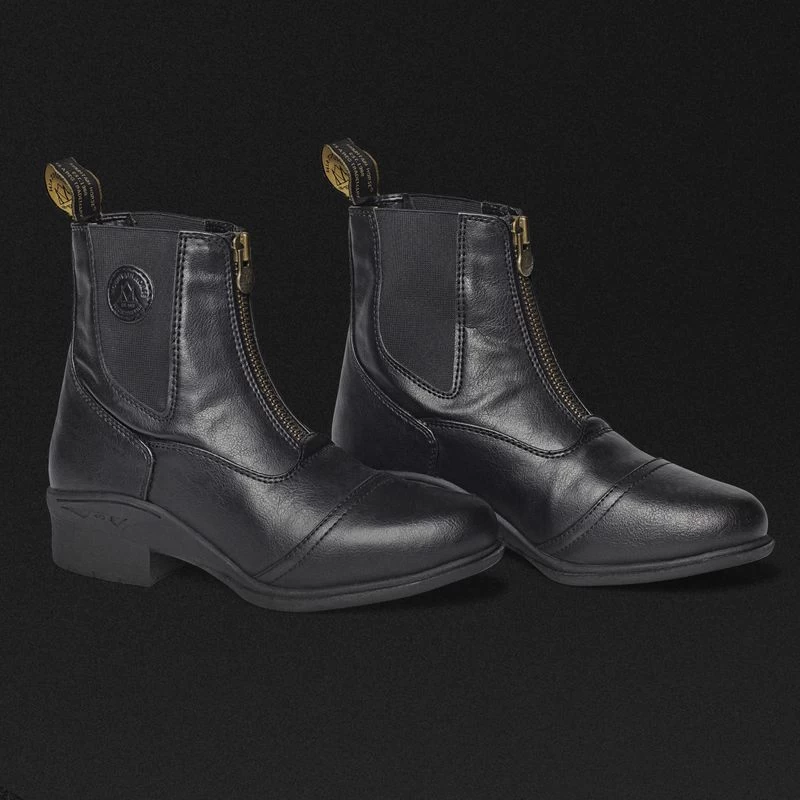 Mountain Horse Women's Veganza Zip Paddock - Black 3 Mountain Horse Women's Veganza Zip Paddock - Black