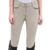 Ovation Women's Elegance Dynamic Knee Patch Breeches - Tan 2 Ovation Women's Elegance Dynamic Knee Patch Breeches - Tan -Equestrian Equipment 529809 800 800