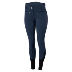 Horze Women's Melody High Waist Micro Silicone Full Seat Breeches - Dark Dark Blue 13 Horze Women's Melody High Waist Micro Silicone Full Seat Breeches - Dark Dark Blue -Equestrian Equipment 529926 800 800