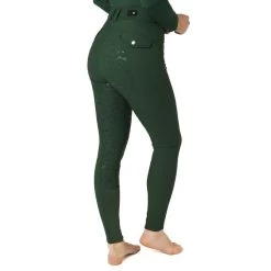Horze Women's Andrea Slimming Full Seat Breeches - Mountain View Green -Equestrian Equipment 530333 800 800