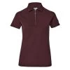 Horze Women's Tiana Short Sleeved Polo - Red Mahogany Burgundy 2 Horze Women's Tiana Short Sleeved Polo - Red Mahogany Burgundy -Equestrian Equipment 532345 800 800