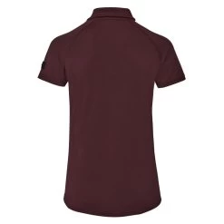 Horze Women's Tiana Short Sleeved Polo - Red Mahogany Burgundy 10 Horze Women's Tiana Short Sleeved Polo - Red Mahogany Burgundy -Equestrian Equipment 532348 800 800