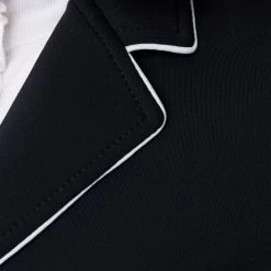 Horze Women's Martina Show Coat - Dark Navy/White 12 Horze Women's Martina Show Coat - Dark Navy/White -Equestrian Equipment 532887 800 800