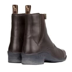 Horze Women's Rose Front Zip Paddock Boots - Dark Brown -Equestrian Equipment 533610 800 800