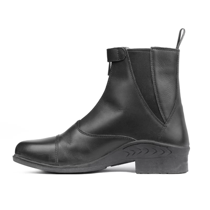 Horze Women's Rose Front Zip Paddock Boots - Black 4 Horze Women's Rose Front Zip Paddock Boots - Black - Image 2