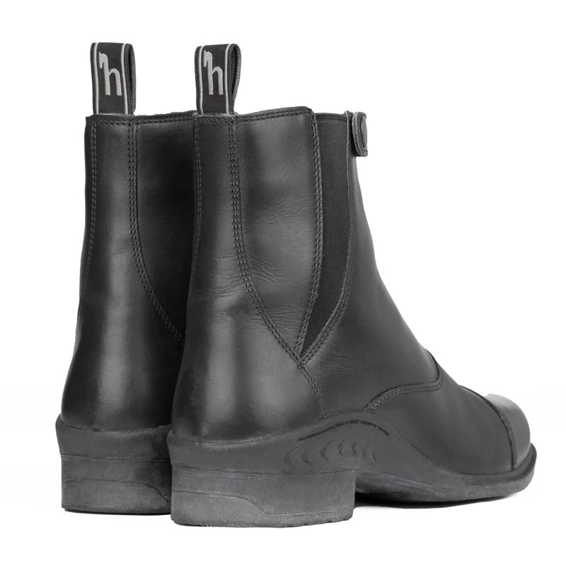 Horze Women's Rose Front Zip Paddock Boots - Black 5 Horze Women's Rose Front Zip Paddock Boots - Black - Image 3