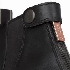 Horze Women's Rose Front Zip Paddock Boots - Black 9 Horze Women's Rose Front Zip Paddock Boots - Black -Equestrian Equipment 533626 800 800