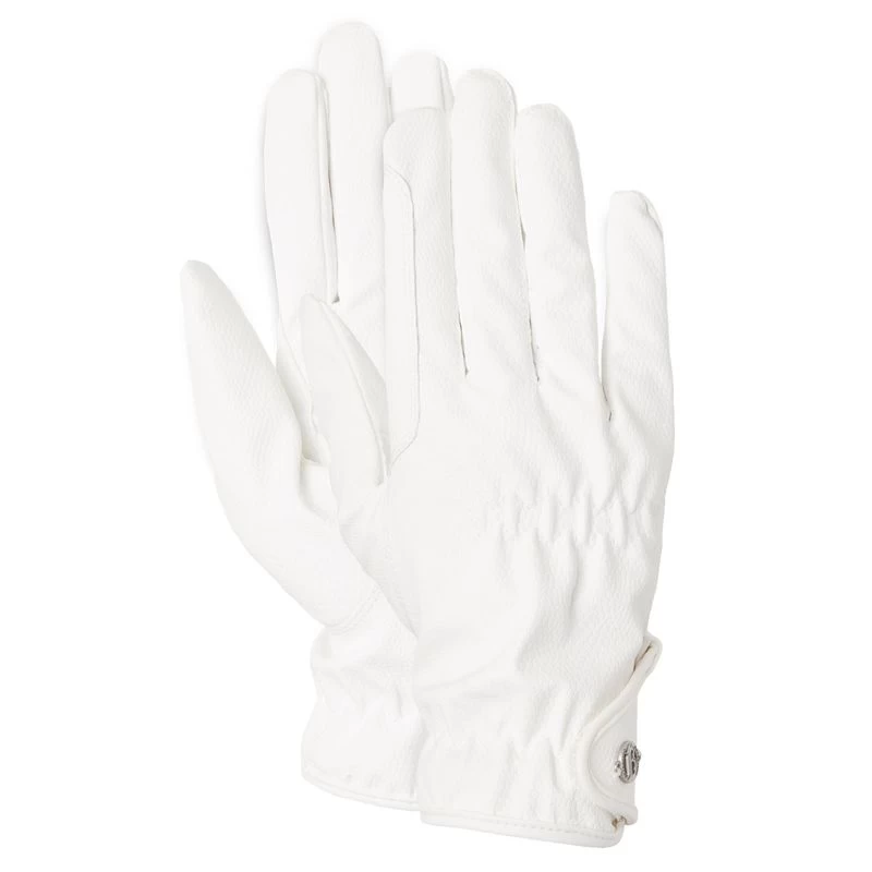 B Vertigo Riding Grip Gloves - White 3 B Vertigo Riding Grip Gloves - White