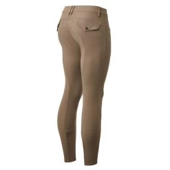 Horze Men's Damien Knee Patch Breeches - Fossil Brown