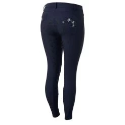 Horze Women's Kaitlin Full Seat Breeches - Peacoat Dark Blue