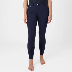 Horze Women's Kaitlin Full Seat Breeches - Peacoat Dark Blue 11 Horze Women's Kaitlin Full Seat Breeches - Peacoat Dark Blue -Equestrian Equipment 542884 800 800