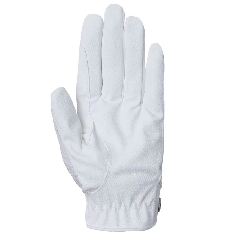 B Vertigo Women's Cooling Lace Riding Gloves - White 7 B Vertigo Women's Cooling Lace Riding Gloves - White - Image 5