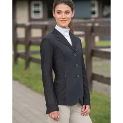 RJ Classics Women's Harmony Mesh Show Coat - Black -Equestrian Equipment 546764 800 800