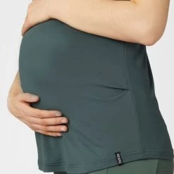 Horze Women's Lily Maternity Technical T-Shirt - Cilantro Green 11 Horze Women's Lily Maternity Technical T-Shirt - Cilantro Green -Equestrian Equipment 549287 800 800