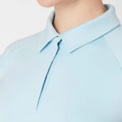 Horze Women's Laura Ventilated Polo Training Shirt - Corydalis Light Blue 10 Horze Women's Laura Ventilated Polo Training Shirt - Corydalis Light Blue -Equestrian Equipment 549454 800 800