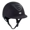 IRH IR4G Helmet - Black Amara Suede/Matte Black Vent -Equestrian Equipment 554939 800 800