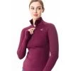 Horseware Women's Thea Tech Quarter Zip Fleece - Beetroot -Equestrian Equipment 555889 800 800