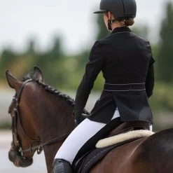 Cavalliera Women's Prima Show Jacket - Black/Grey 11 Cavalliera Women's Prima Show Jacket - Black/Grey -Equestrian Equipment 558777 800 800