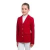 Cavalliera Kids' I Love Crystals Show Jacket - Ruby Red/Silver -Equestrian Equipment 558817 800 800