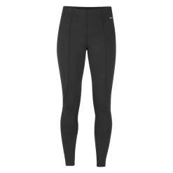 Kerrits Women's Flow Rise Knee Patch Performance Tights - Black