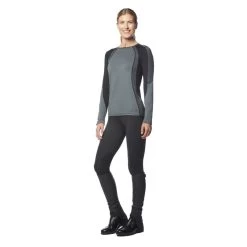 Kerrits Women's Flow Rise Knee Patch Performance Tights - Black -Equestrian Equipment 567245 800 800