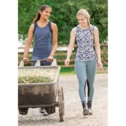 Kerrits Women's Flow Rise Knee Patch Performance Tights - Seaglass -Equestrian Equipment 567281 800 800