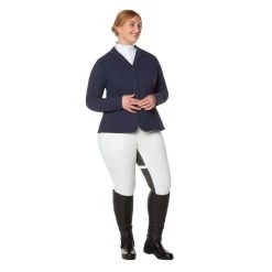 Kerrits Women's Stretch Competitor Koat 4 Snap - Navy 10 Kerrits Women's Stretch Competitor Koat 4 Snap - Navy -Equestrian Equipment 567400 800 800