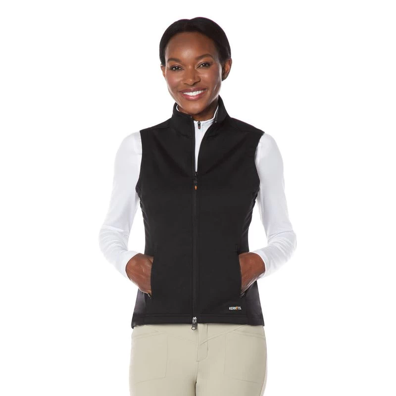 Kerrits Women's Softshell Riding Vest - Black 5 Kerrits Women's Softshell Riding Vest - Black - Image 3
